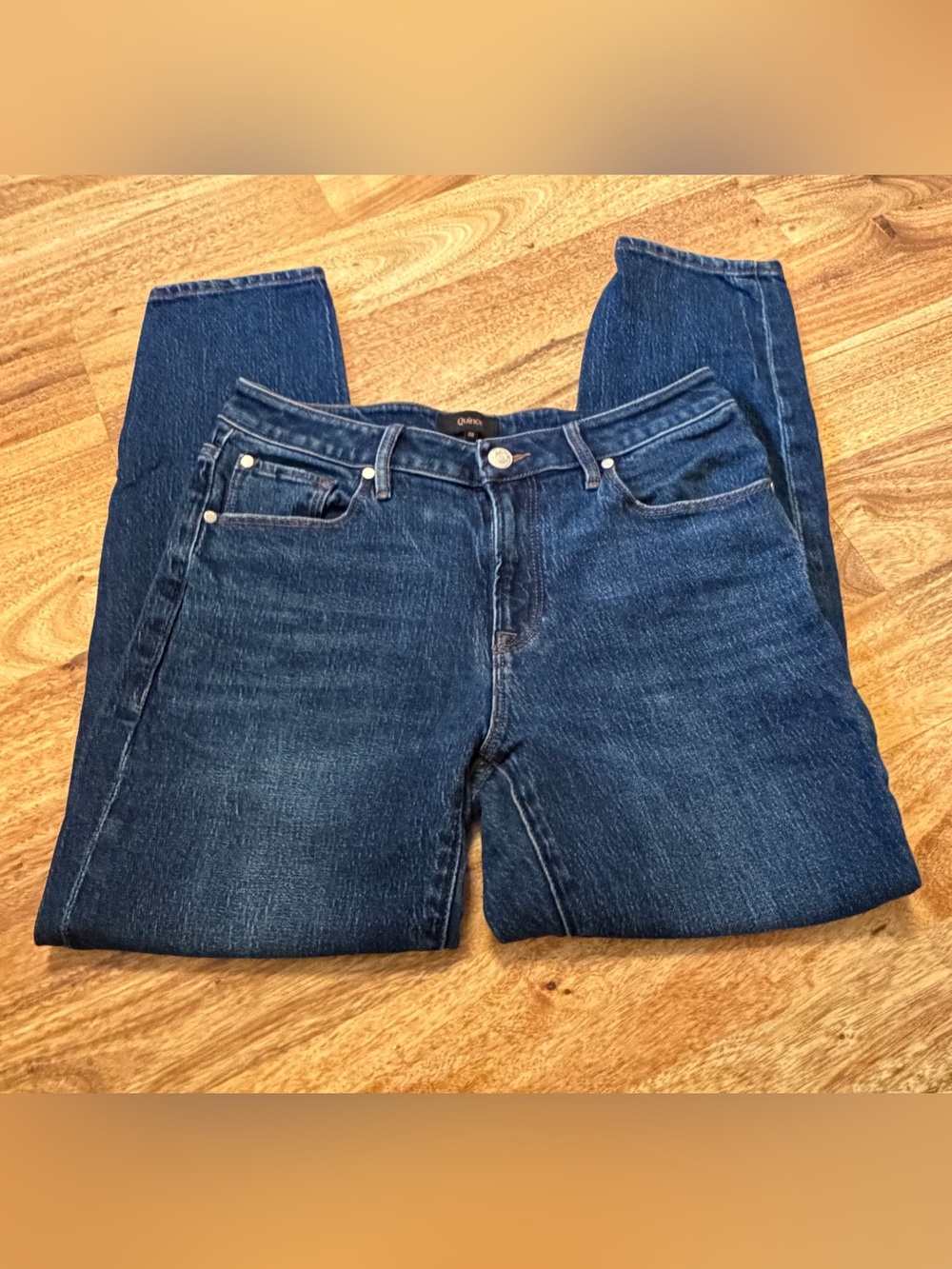 Quince Comfort Stretch Mid Rise Slim Boyfriend Jeans